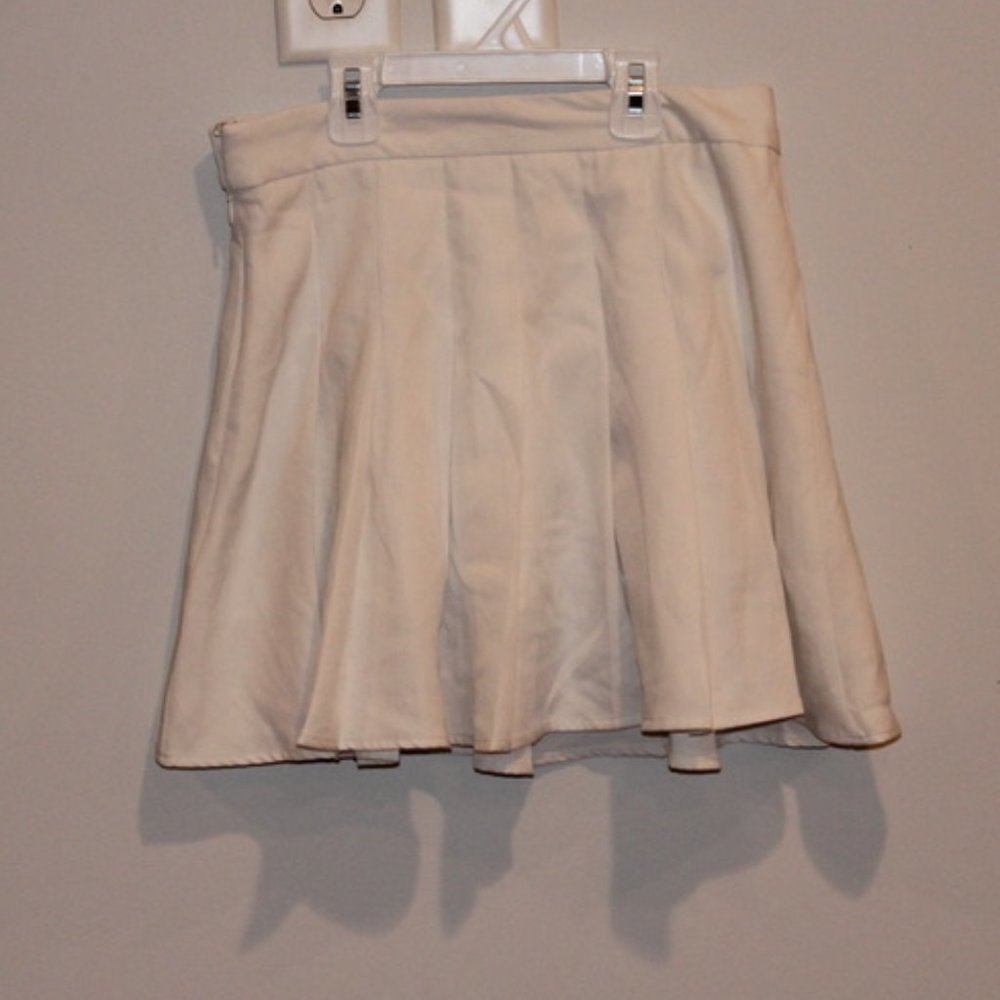 SHEIN EZwear High Waist Solid Pleated Skirt